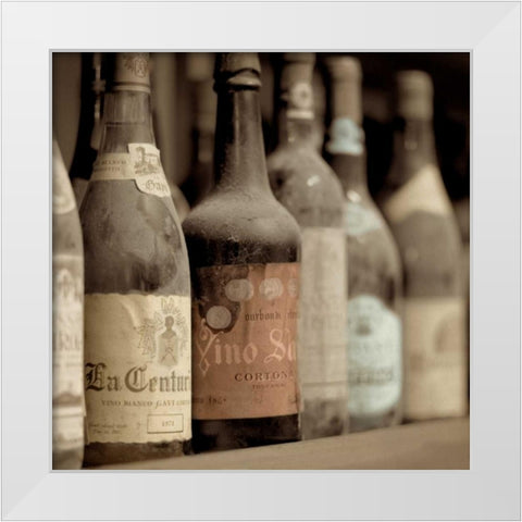 Enoteca a Cortona No. 1 White Modern Wood Framed Art Print by Blaustein, Alan