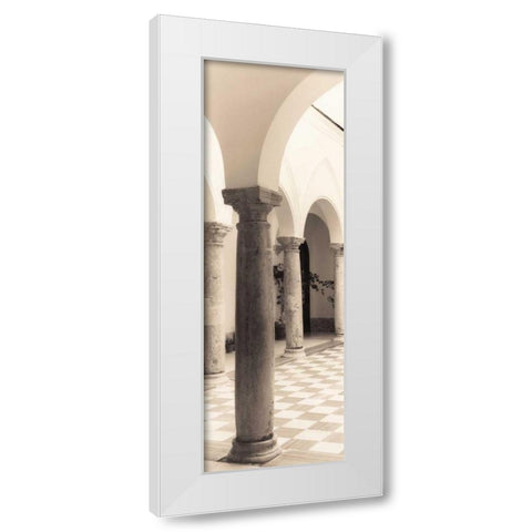 Arcos de la Frontera White Modern Wood Framed Art Print by Blaustein, Alan