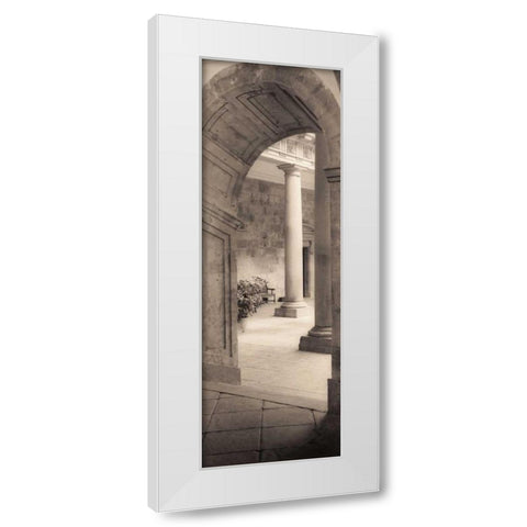 Palacio Miramar San Sebastian White Modern Wood Framed Art Print by Blaustein, Alan