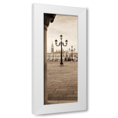 Piazza San Marco No. 1 White Modern Wood Framed Art Print by Blaustein, Alan