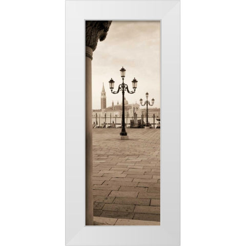 Piazza San Marco No. 1 White Modern Wood Framed Art Print by Blaustein, Alan