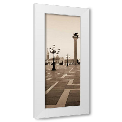 Piazza San Marco No. 2 White Modern Wood Framed Art Print by Blaustein, Alan