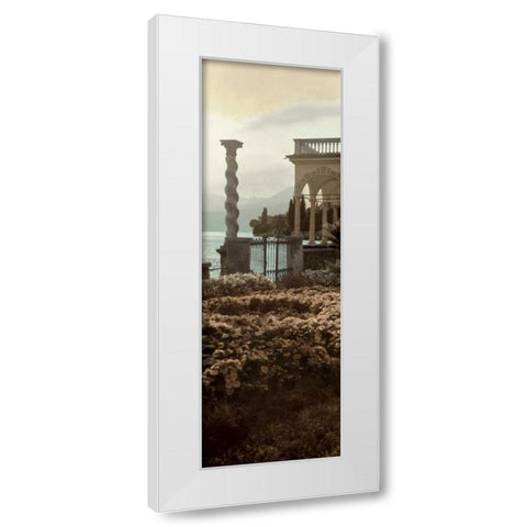 Portico Vista White Modern Wood Framed Art Print by Blaustein, Alan