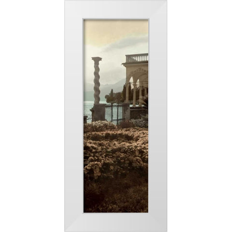 Portico Vista White Modern Wood Framed Art Print by Blaustein, Alan