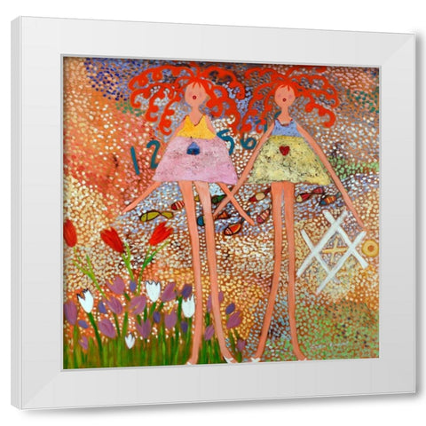 Across the Universe White Modern Wood Framed Art Print by Benchetrit, Caroline