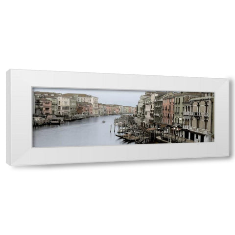 Morning on the Grand Canal White Modern Wood Framed Art Print by Blaustein, Alan