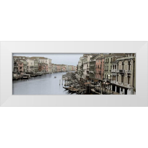 Morning on the Grand Canal White Modern Wood Framed Art Print by Blaustein, Alan