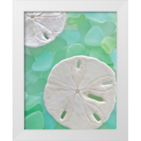 Seaglass 5 White Modern Wood Framed Art Print by Blaustein, Alan