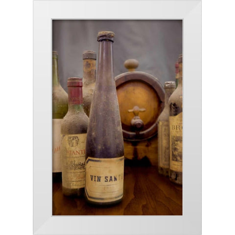 Antico Cantina Vin Santo White Modern Wood Framed Art Print by Blaustein, Alan