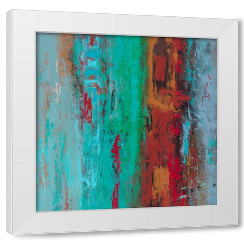 Primal Numbers White Modern Wood Framed Art Print by Bothne, Janet
