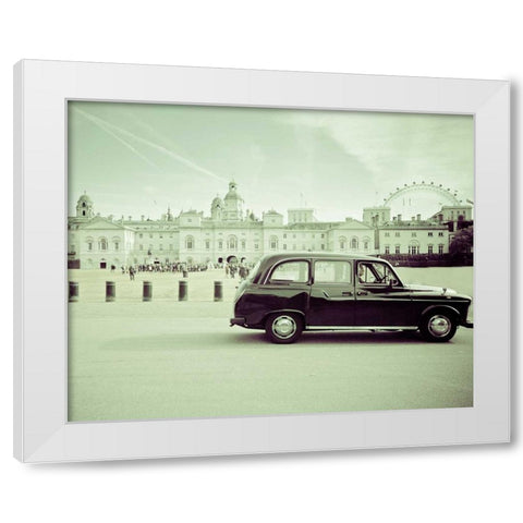 Day Out London White Modern Wood Framed Art Print by Bevan, Keri