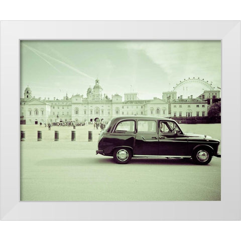 Day Out London White Modern Wood Framed Art Print by Bevan, Keri