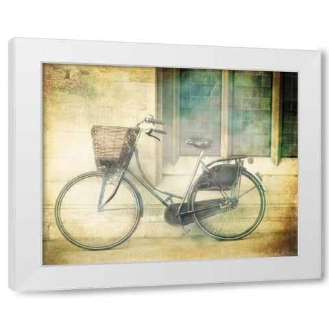 Ride Away White Modern Wood Framed Art Print by Bevan, Keri
