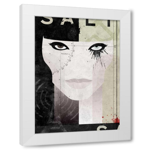 Salt White Modern Wood Framed Art Print by Beer, Hannes