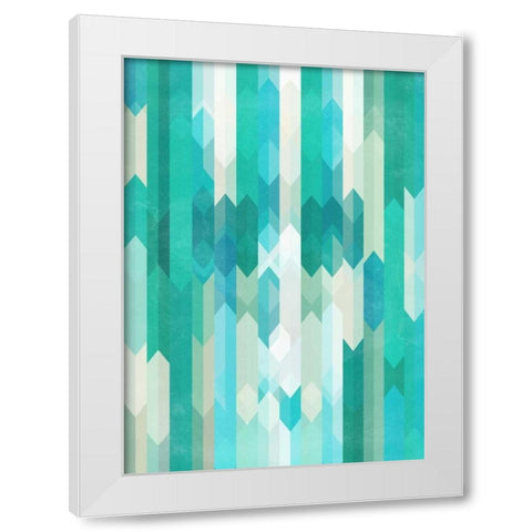 Skull Experiment I White Modern Wood Framed Art Print by Beer, Hannes