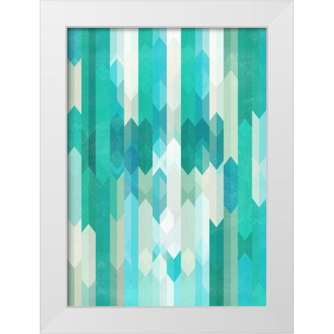 Skull Experiment I White Modern Wood Framed Art Print by Beer, Hannes