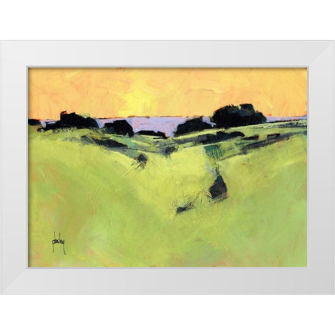 Daybreak White Modern Wood Framed Art Print by Bailey, Paul