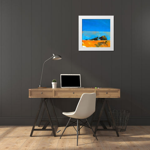 Retracing My Steps White Modern Wood Framed Art Print by Bailey, Paul