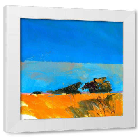 Retracing My Steps White Modern Wood Framed Art Print by Bailey, Paul