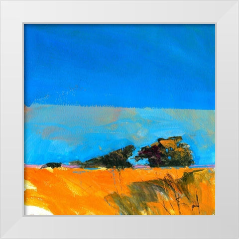 Retracing My Steps White Modern Wood Framed Art Print by Bailey, Paul