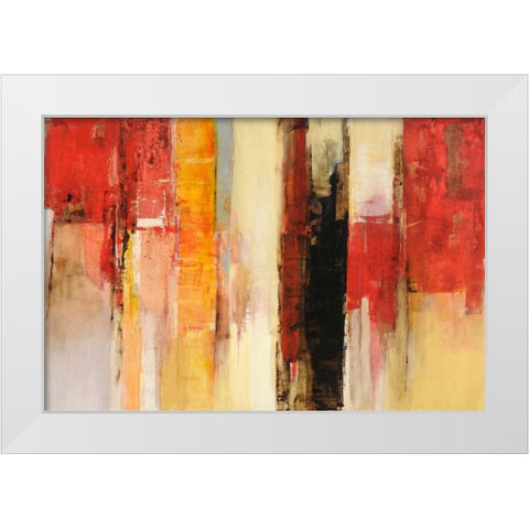 Serie Vertigo White Modern Wood Framed Art Print by Benedicto, Ines
