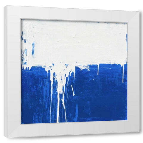 Escape White Modern Wood Framed Art Print by Bishop, Don
