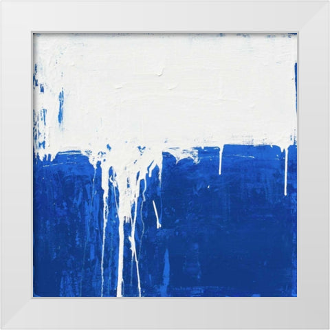 Escape White Modern Wood Framed Art Print by Bishop, Don