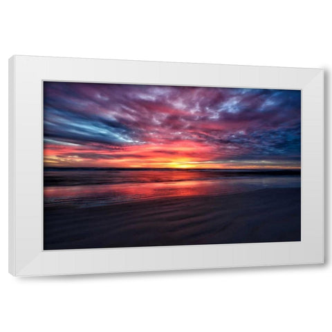 Natureaâ‚¬â„¢s Palette White Modern Wood Framed Art Print by Burdick, Chuck