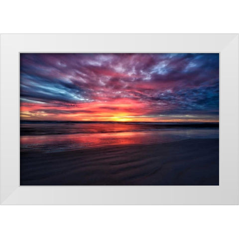 Natureaâ‚¬â„¢s Palette White Modern Wood Framed Art Print by Burdick, Chuck
