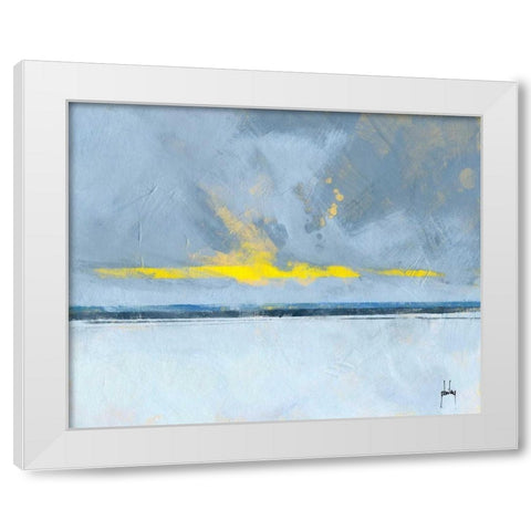 Winter Solace White Modern Wood Framed Art Print by Bailey, Paul