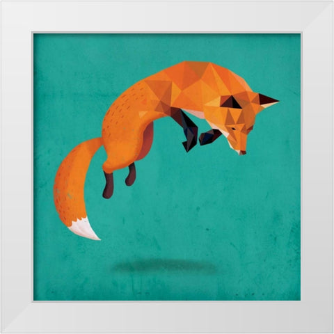 Transition White Modern Wood Framed Art Print by Buxton, Michael