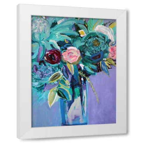 Rejuvenation White Modern Wood Framed Art Print by Brewer, Jacqueline