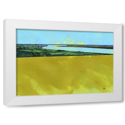 Crouch Valley White Modern Wood Framed Art Print by Bailey, Paul