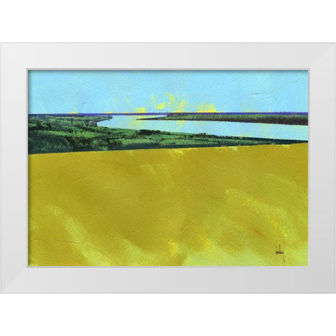 Crouch Valley White Modern Wood Framed Art Print by Bailey, Paul