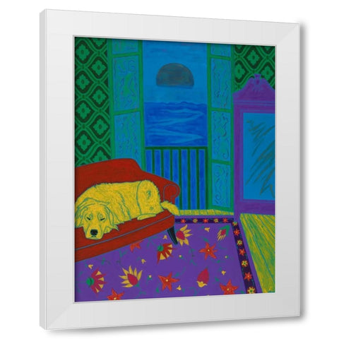 Dreaming of Possibilities White Modern Wood Framed Art Print by Bond, Angela