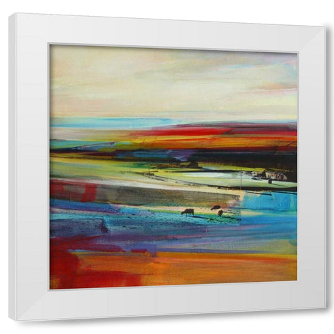 Crimsworth Dean Beck #4 White Modern Wood Framed Art Print by Boyce, Kate