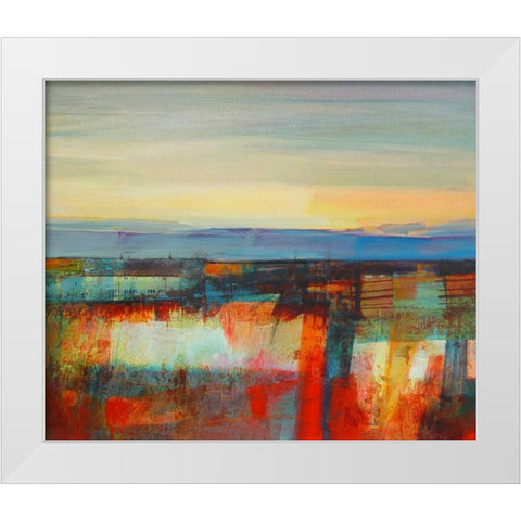 Early Morning Light-Wadsworth Moor White Modern Wood Framed Art Print by Boyce, Kate