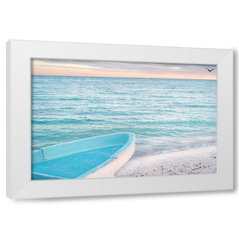 Solo Flight White Modern Wood Framed Art Print by Bertelli, Jon