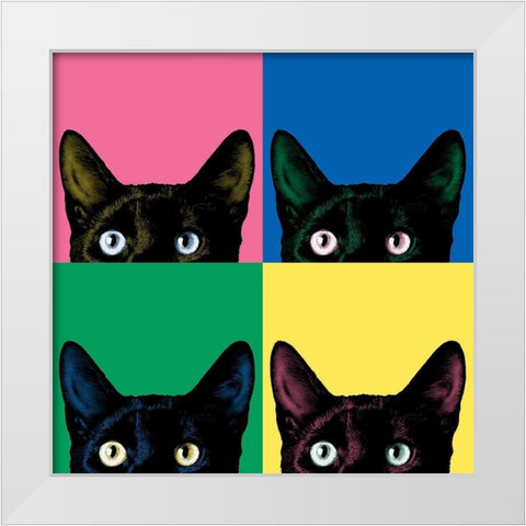 Curiosity Pop White Modern Wood Framed Art Print by Bertelli, Jon