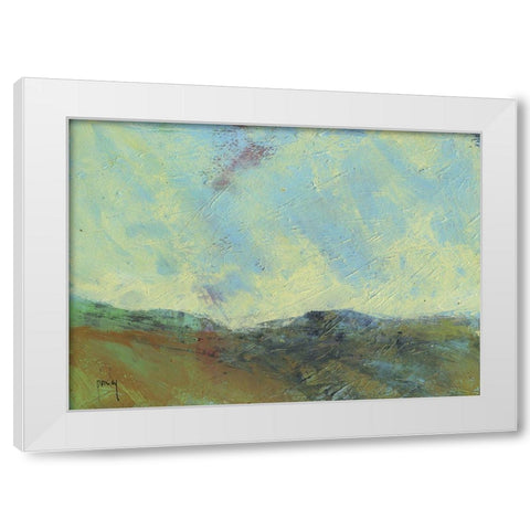 Morning Light White Modern Wood Framed Art Print by Bailey, Paul
