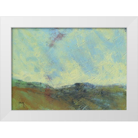 Morning Light White Modern Wood Framed Art Print by Bailey, Paul