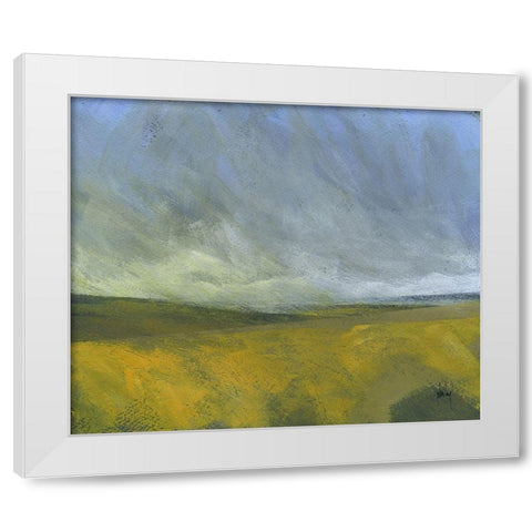 Open Moor White Modern Wood Framed Art Print by Bailey, Paul