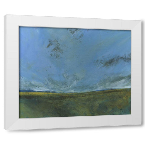 Rough Moor White Modern Wood Framed Art Print by Bailey, Paul