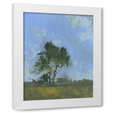 Sandlings Dawn White Modern Wood Framed Art Print by Bailey, Paul