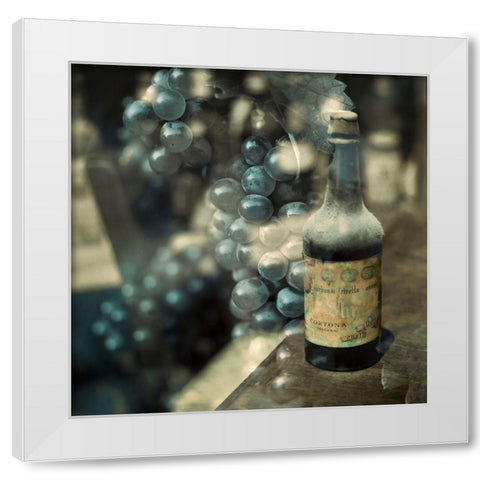 Tuscan Caffe #1 White Modern Wood Framed Art Print by Blaustein, Alan