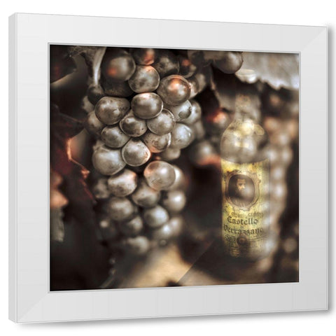 Tuscan Caffe #3 White Modern Wood Framed Art Print by Blaustein, Alan