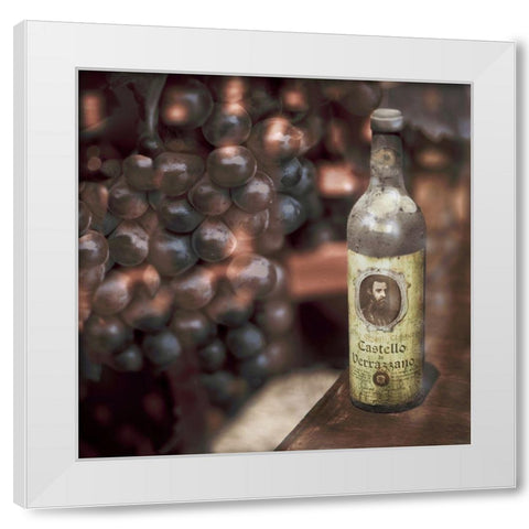 Tuscan Caffe #4 White Modern Wood Framed Art Print by Blaustein, Alan