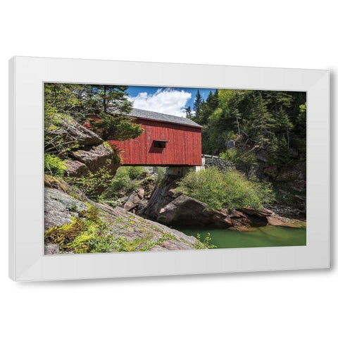 Out of the Past White Modern Wood Framed Art Print by Burdick, Chuck