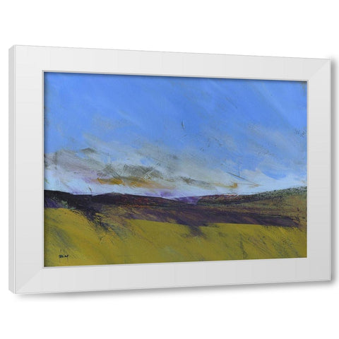 Upland Undulation White Modern Wood Framed Art Print by Bailey, Paul