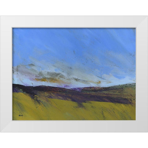 Upland Undulation White Modern Wood Framed Art Print by Bailey, Paul